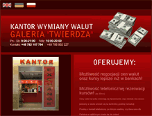 Tablet Screenshot of kantor-zamosc.pl